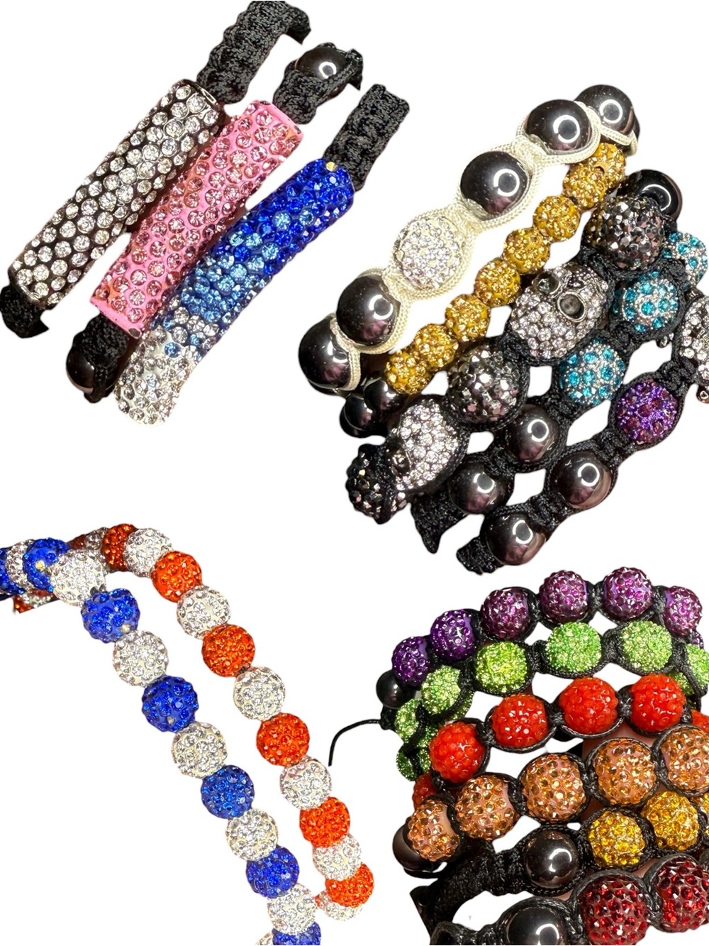 Shamballa Bracelet Necklace Lot